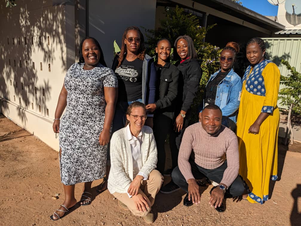 The Namibian participants of the exchange program.